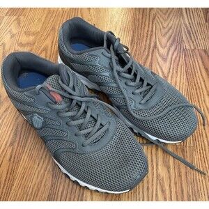 K-Swiss Athletic Shoes (Men’s Size 14) • Gray Mesh • Sneakers • EUC